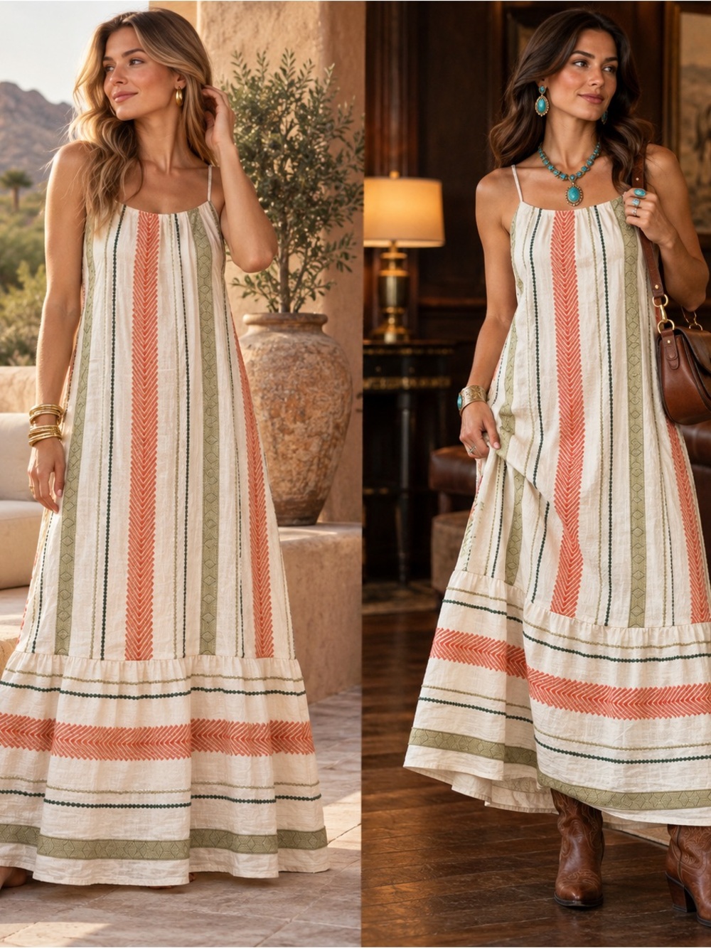 NWT Strut & Bolt Sienna Maxi Dress Small Embroidered Cotton Boho